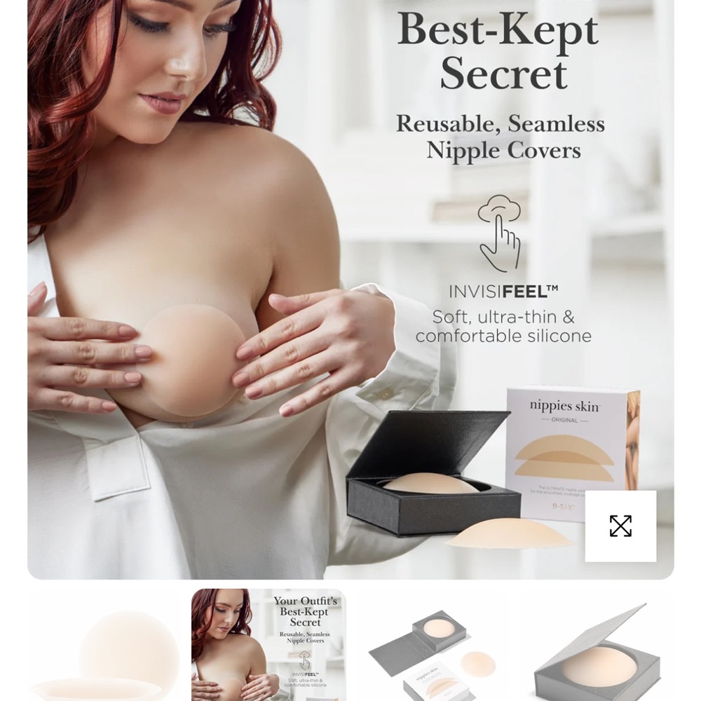 Nippies Skin Original Adhesive Covers - Cream - Picture 6 of 8